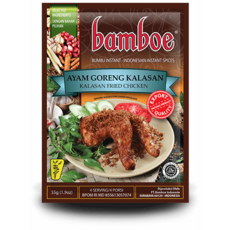 Bamboe Bumbu Kalasan Fried Chicken (칼라산 프라이드 치킨) 55그램 (4피스)