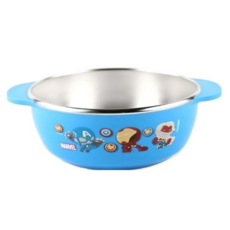 릴팡 유아용 마블 어벤져스 논슬립 스텐 대접, 2개, BLUE