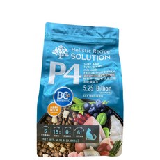 Holistic Recipe P4 海陸配方 凍乾肉 BC30 益生菌 無穀物 低碳水, 4.5LB (2.04KG), 1個, SURF AND TURF