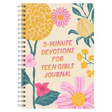 (영문도서)3-Minute Devotions for Teen Girls Journal Spiral, Barbour Young Adult, English, 9798891513235