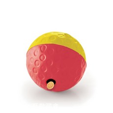 Nina Ottosson 犬益智藏食玩具 增加互動 增加狗狗的挑戰性, 1個, 67327貪吃狗-益智翻滾球(紅L), 67327貪吃狗-益智翻滾球(紅L)