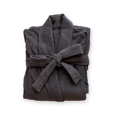 코튼클라우드 프리미엄 30수 호텔 샤워가운, 1개, 프리미엄 30수 호텔 샤워가운 차콜그레이