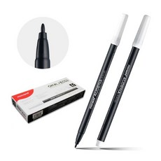 모나미 어데나500 컴퓨터용사인펜 12개입 컴싸 싸인펜, 단품, 12개