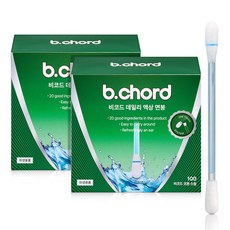 비코드 데일리 액상면봉 귓속청결제, 2개, 100개입