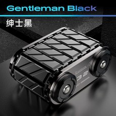 花蓮出貨 坦克EDC裁爵 新品 成人解壓指尖陀螺 金屬潮玩手部 滾輪把玩玩具 交換禮物, 坦克-紳士黑, 1個