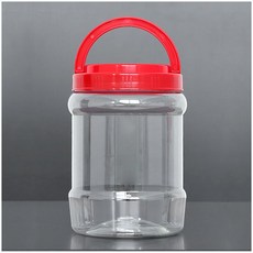 페트저장용기 1개 광구 술통 매실청 담금주, 2L