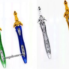 칼라장검 컬러장검 모형칼 검 액션역할놀이, 상세페이지 참조, 1개