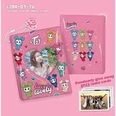 台灣出貨 新款straykids BT21 3寸拍立得迷你相冊 追星愛豆專輯小卡卡冊 應援物 周邊用品 快閃 飾品, TWICE+不帶掛件卡片