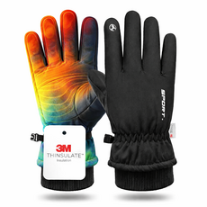 다이핏 3M 고밀도 스키장갑 방한 겨울, 메타블랙, 1개