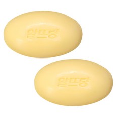LG생활건강 알뜨랑비누 130g 그린 화이트 목욕비누, 20개입