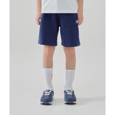 LEE 키즈 베이직 4부 저지팬츠 네이비 LK2502SO04NA