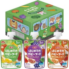 & 모리나가 유업 베이비 키즈 처음 베이비 푸드 어소트 18봉 세트 5개월경