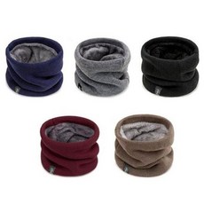 남녀공용 목도리 데일리 융털 넥 워머 겨울 워머 스카프, A융털넥워머(와인)