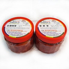 [젓갈세트] 국산오징어젓500g+창란젓500g [토굴안애 광천젓갈] 특별할인판매!, 1개