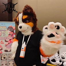 獸裝風扇 tapeyc充電長續航 插拔換電池 智慧連網OTA更新 掛脖Fursuit獸裝專用扇 出裝神器專業訂製, 1個