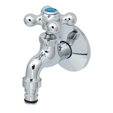 클린 십자 커플링 수도꼭지 왕분리, 1개