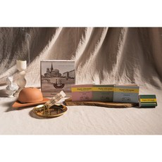 프랑스 파피에르다르메니 선물 셋트 트레디션 아르메니아 로즈 3종 SET, 쇼핑백, 1개