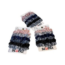 [ 1064743 ] 스쿠니 벨벳 탄성 끈 6개 33464 3개 묶음 (총 18개)