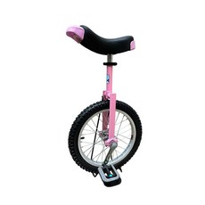 야외 외발 자전거 균형 가정용 페달 입문용, 핑크 18인치, 1개