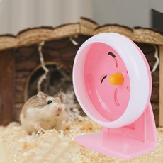 햄스터 러닝 휠 플라스틱 회전식 운동 휠 홀더 소형 애완동물 거빌 쥐를 위한 간편한 사용 건강 활동 촉진