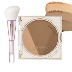 [SET] 페리페라 브이 쉐딩 (AD) + 컨투어 브러쉬 (랜덤발송), 옵션_002 딥브라운, 1개