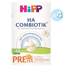 HiPP 힙 HA PRE 콤비오틱 분유 600g x 4팩(독일)