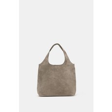 [국내발송] ZARA 여성 미니 가죽 토트백 - 그레이 6132/710/802 435742