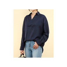 패션스타트 패턴인 P1154 여성 V넥 트임 칼라 셔츠 블라우스 옷 패턴 도안 옷본 여성복, 1개, 혼합