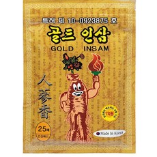 대전탑산업 골드인삼-건강패드 붙이는 찜질 파스 25매X10장 총 250매 손목 파스형 국산 후끈, 25매, 10개