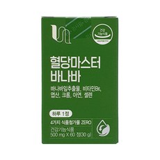 비타민하우스 혈당마스터 바나바, 1개, 60정