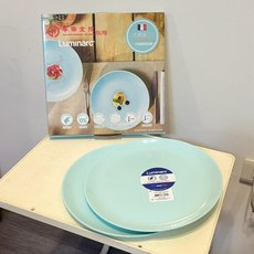 Luminarc 法國樂美雅餐具 水藍色 25cm 圓盤組, 1個