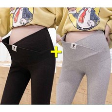 1+1 임산부 봄가을 레깅스 임부 고탄력 레깅스 편안한 착용감 데일리 바지 LT