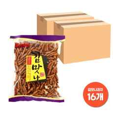 아리랑 김맛나과자 고소한 김맛스낵, 16개, 115g