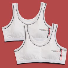 국내산 주니어 학생 편안한 스포츠브라 2매