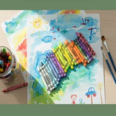 워셔블 수성크레용 24색 보드마카펜