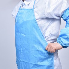 크린룸 토시 무진 토시 방진토시 제전 토시 백색/하늘색, 스카이블루, 1개