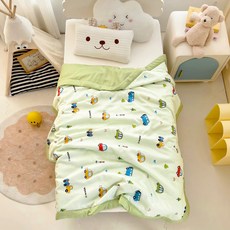 A類涼感莫代爾冰絲夏被幼兒園寶寶午睡薄被子兒童學生宿舍空調被, 汽車嘟嘟