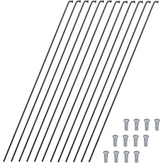 엘드라크스 2pcs 260mm02인치 카본 스틸 자전거 스포크 마운틴 바이크로드 바이크 4G 및 4mm 니플 전기