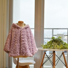 {手作家園｝原尺寸紙型附講義新版幼兒斗篷式保暖外套遮陽外套有耳朵新增尺寸80/90/110/120/130