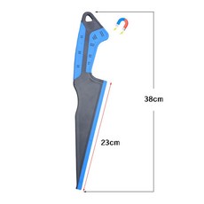 15 인치 불도저 색조 자동차 지역 고무 와이퍼 청소 자기 스퀴지 워터 스크레이퍼 유리 대형, A Large