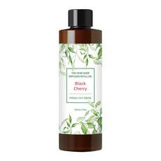 더허브샵 디퓨저 리필오일, 피치코튼, 200ml, 1개