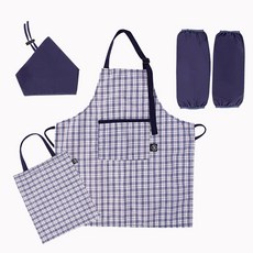 로이도이 인디고 앞치마 토시두건 3종 세트 21000