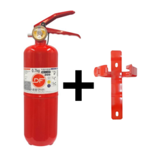DF 0.7kg 국산제품 디에프 차량 소화기 + 브라켓 국산 디에프 대동 승용차 자동차용 /자동차 정기 검사용 /DF