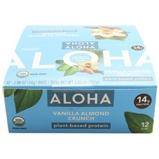Aloha 蛋白棒香草杏仁脆餅 12 條, 672克
