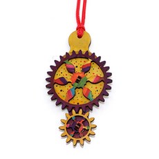 4인세트 톱니바퀴 목걸이 만들기 원목교구 색칠활동 유아 초등 저학년 과학실험 돌봄