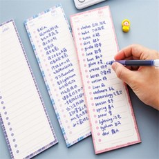 정그리마켓 [하루할일] 투두리스트 장보기 체크 리스트 메모지 초등하루계획표 하루계획표 체크리스트보드, 분홍