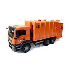 (선물완구)브루더 MAN TGA 청소 트럭(ALL 오렌지) 독일명품완구 BR03760, 1개