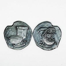 해외 Cryptic Creative Mimic Decision Coin RPG D2 헤드-테일 LARP TTRPG 미국매장정품+ 1724580, 해외 Cryptic Creative Mimic Deci