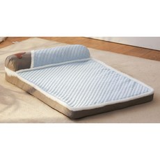 【可拆洗隔日到】寵物床 狗床 貓床 寵物床墊 寵物睡墊 寵物床可拆洗 狗床墊 狗狗睡墊 狗狗床墊 高彈力PP棉 加高加厚, 1個, 天空藍