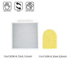 패턴 아크릴 페이스트리 엠보서 사각형 물고기 비늘 텍스처 시트 베이킹 인쇄 매트, 1개, 3. A2